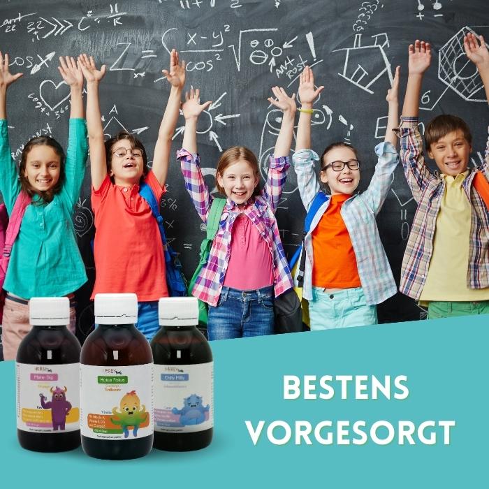Starter Set für Kita-oder Schulstart: Nährstoffe, Konzentration & Entspannung