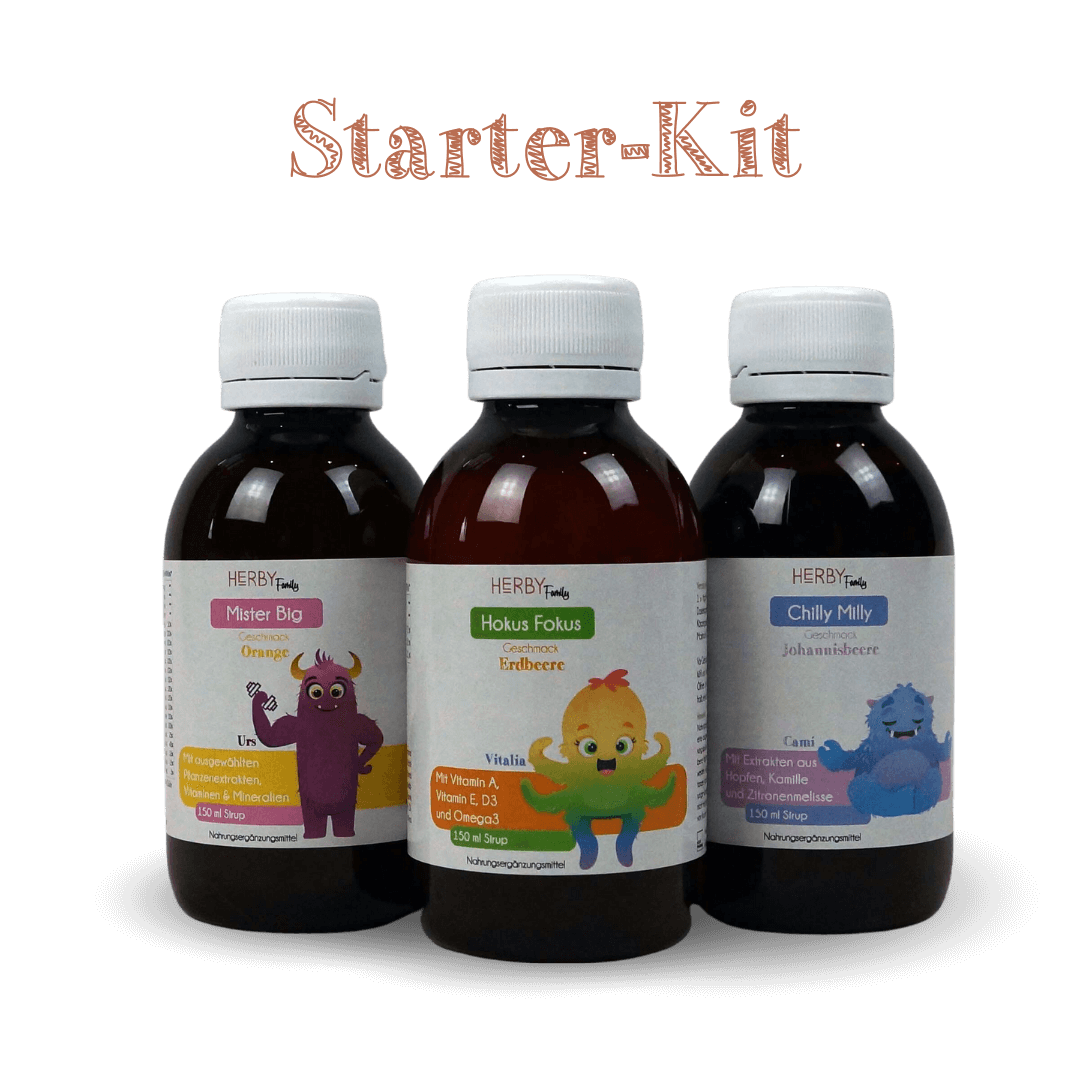 Starter Set für Kita-oder Schulstart: Nährstoffe, Konzentration & Entspannung