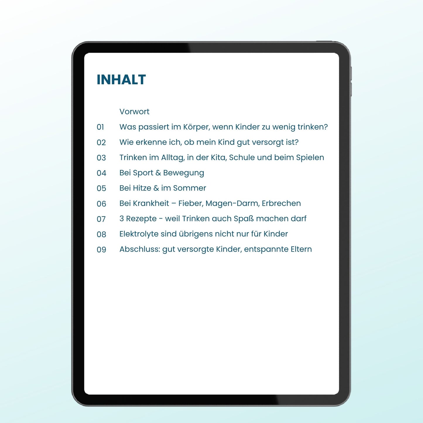 E-Book: Der Hydration Guide für Familien