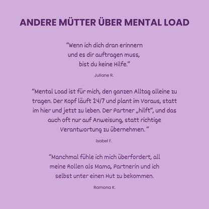 E-Book Mental Load - wenn der Kopf nie Pause hat