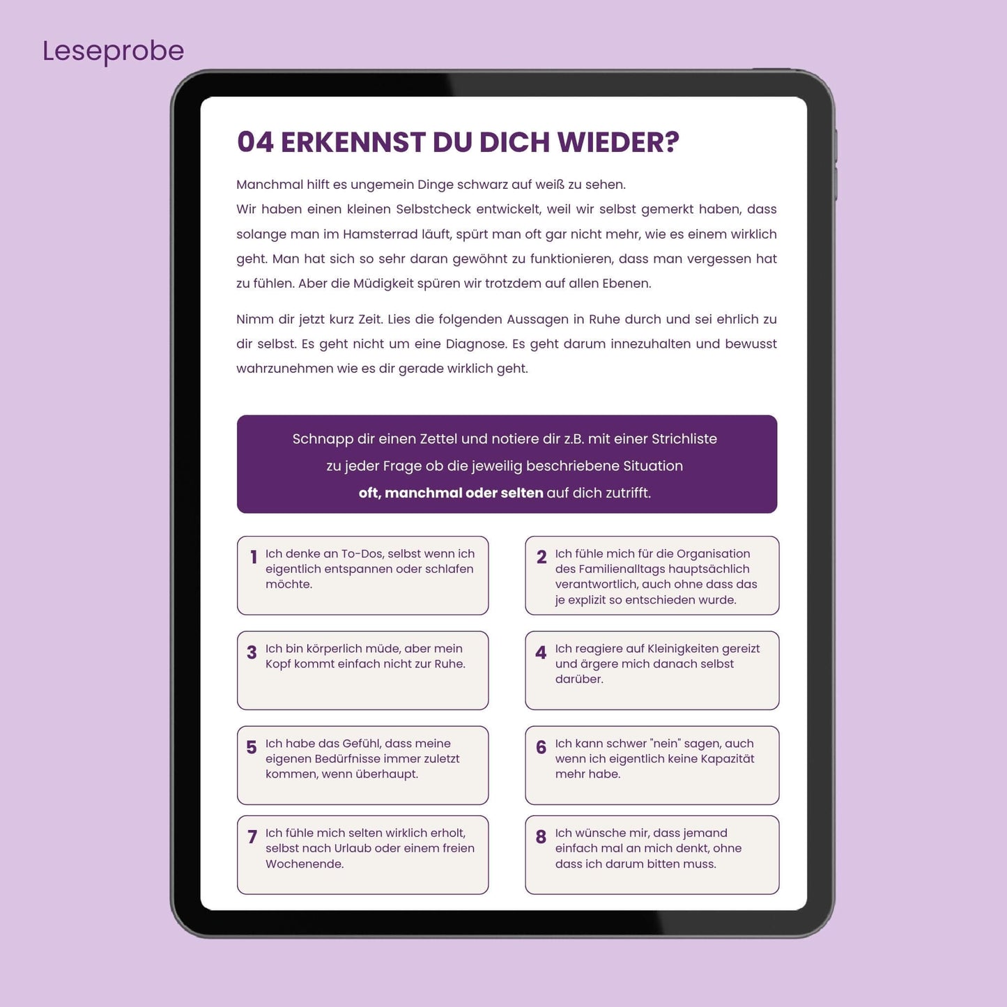 E-Book Mental Load - wenn der Kopf nie Pause hat