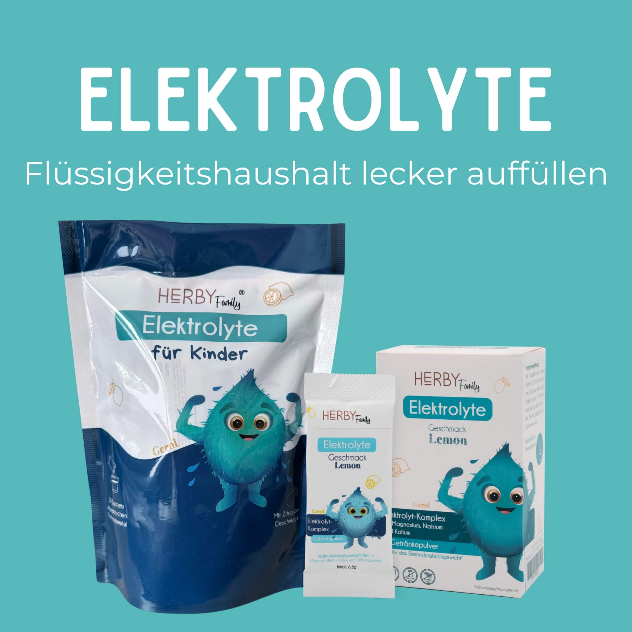Elektrolyte für Kinder bei Flüssigkeitsverlust