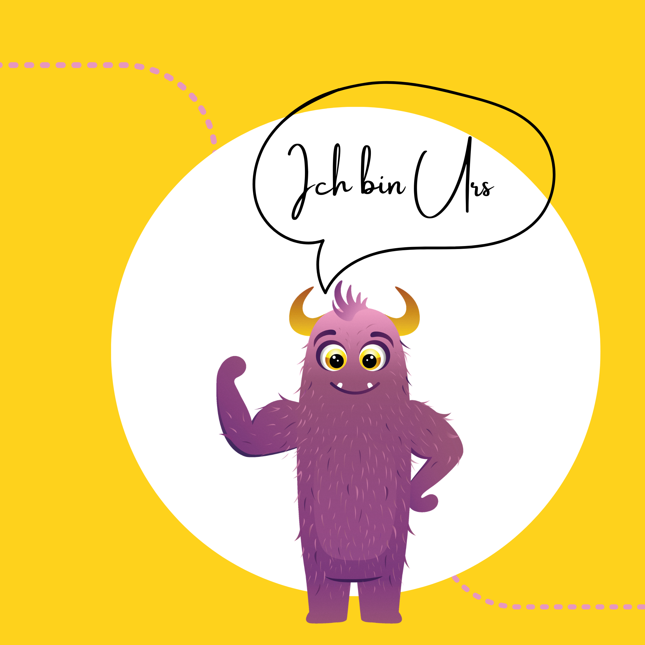 Unser Monster Urs von Mister Big für die Nährstoffversorgung von Kindern - Instagram Beitrag