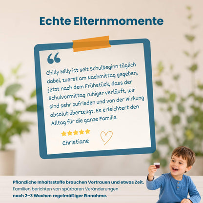 Kundenbewertung zu Chilly Milly, 5-Sterne-Erfahrungsbericht einer Mutter