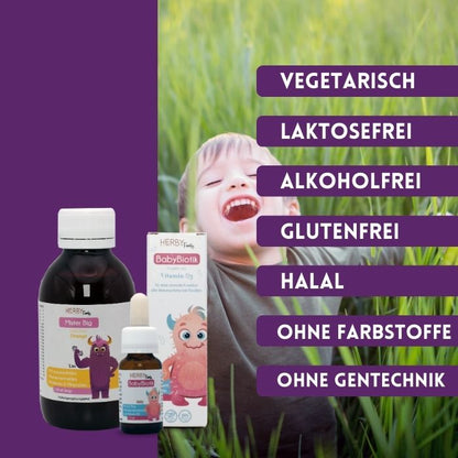 Das Immun Duo ist vegetarisch, laktosefrei, alkoholfrei, glutenfrei, halal, ohne Farbstoffe und ohne Gentechnik