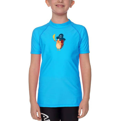 Kinder UV Shirt mit Igelchen - Hellblau - Herby FamilyKinder UV Shirt mit Igelchen - Hellblau