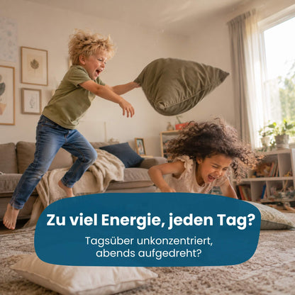 Kinder tagsüber unkonzentriert und abends aufgedreht, Wild Child Set für den Familienalltag